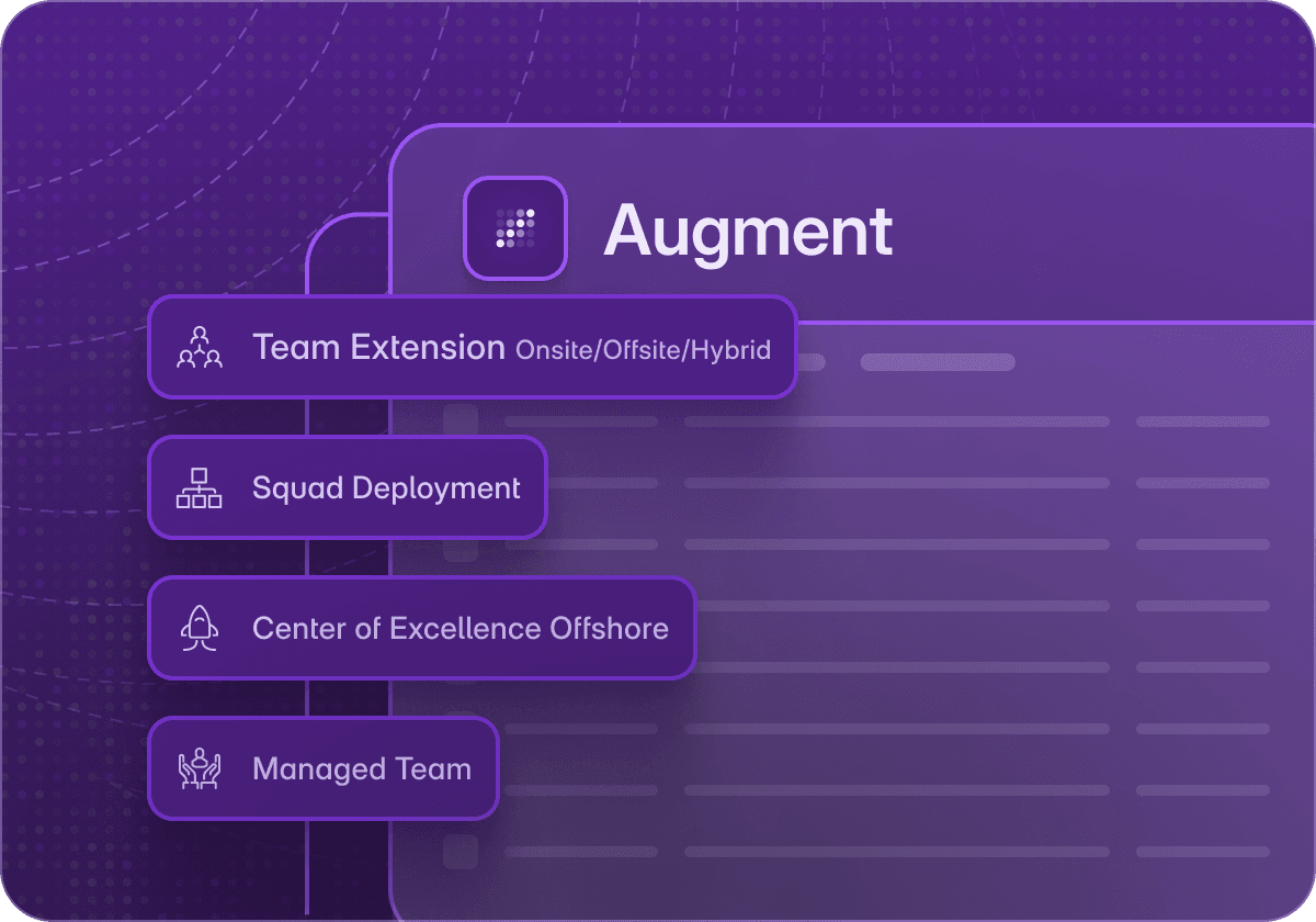 Outcome-driven technology talent that scales with your digital journey.